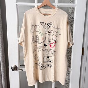 BOYS LIE ~Just an “Angel In Disguise”~ Cherub Graphic Oversized T-shirt One Size